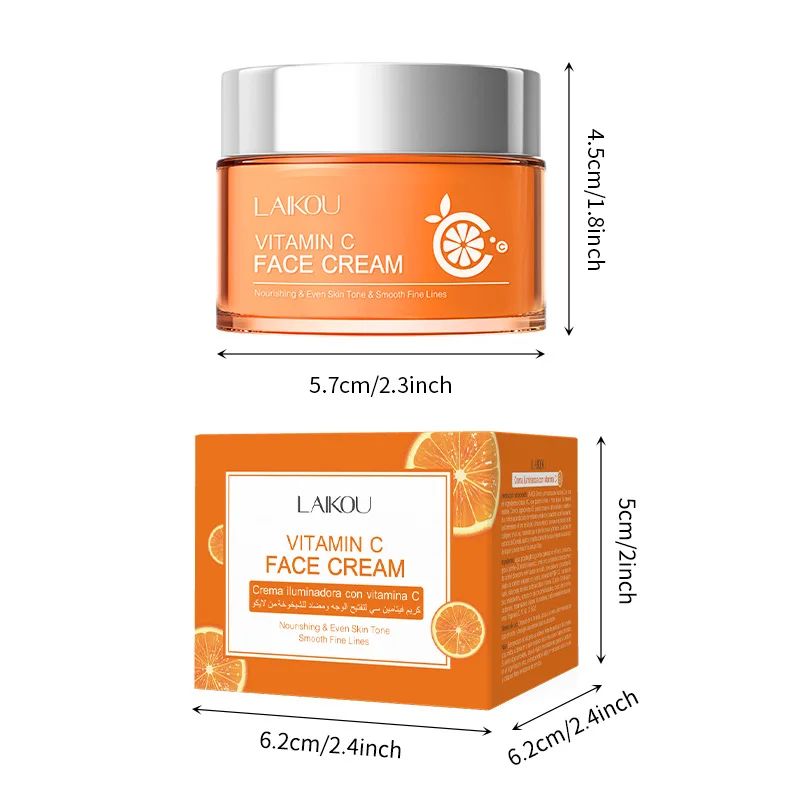 Wholesale  winter skin care Vitamin C cream 50g moisturizing magic Whitening facial cream for adults