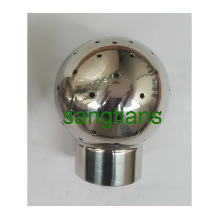 ss304 sanitary rotary spray cleaning ball