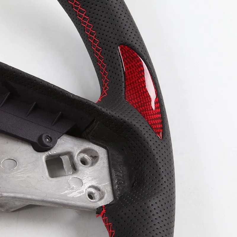 Customized Car Steering Wheel Carbon Fiber LED Fit For Chevrolet Corvette C8 2020