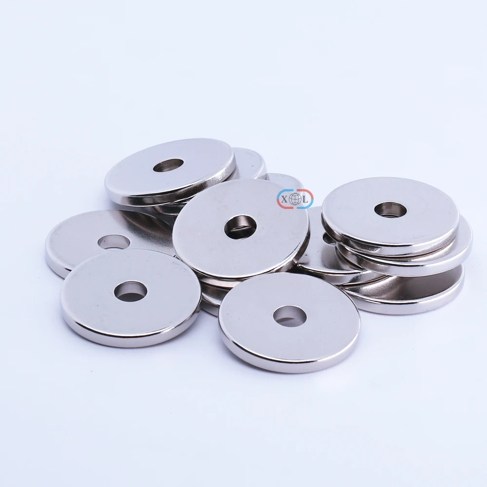 Xlmagnet hot sale crescent shape Internal Screw Thread n42 neodymium ring Magnet for magnet ma