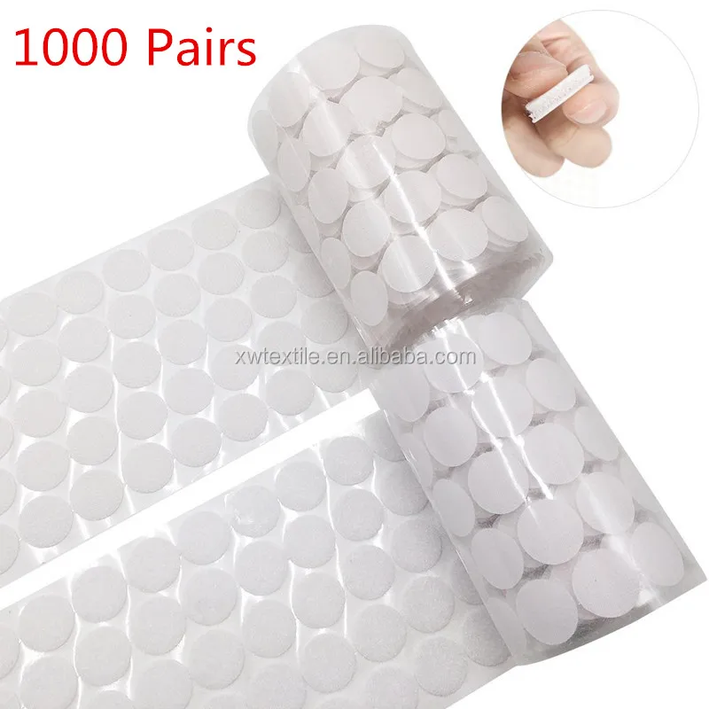 Hot Sale Die Cut Circle Coin Round Shape Sticky Self Adhesive Hook and Loop Dots