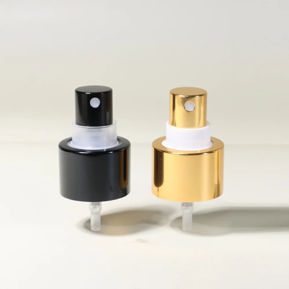 Factory New 20/410 24/410 28/410 Aluminum Gold Black Fine Mist Sprayer Liquid Dispenser Mist Pump
