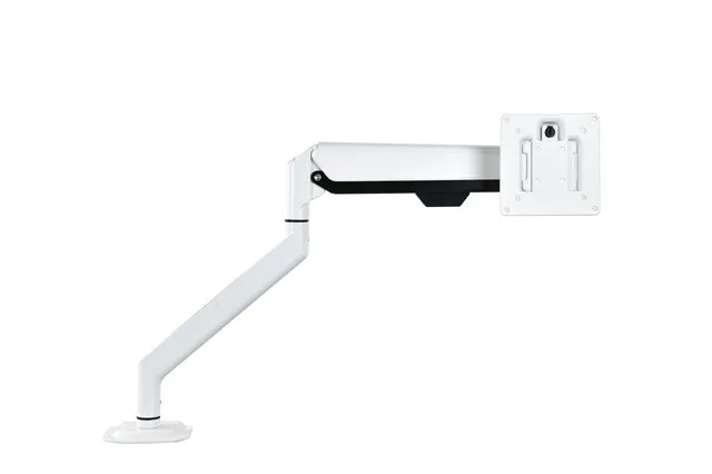 Dental Single White color Arm Monitor Mount Medical Gas Spring Monitor and Laptop arm Desk Mount