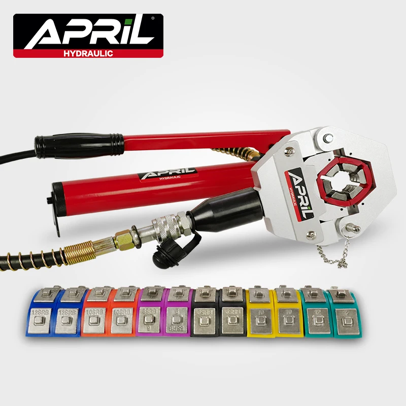 Russian Warehouse Auto A/C Hose Hydra-Crimper for Repair Air Conditioner Pipes Manual Hydraulic Hose Crimping Tool  FYL-71500