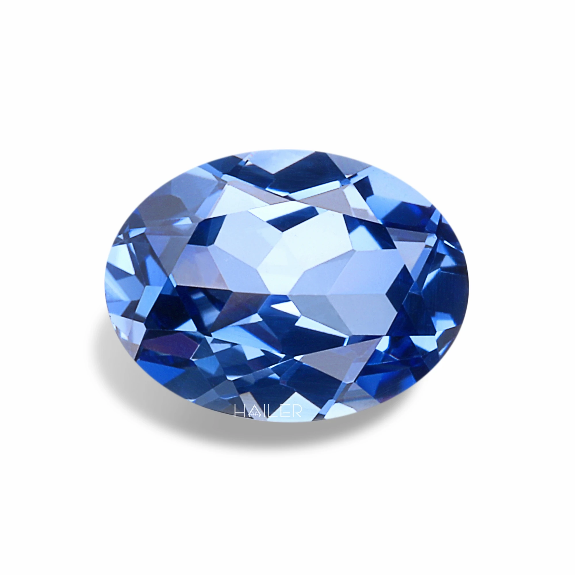 Oval Light Medium Dark Loose Gemstones Wholesale Lab Sapphire Blue Sapphire Stone