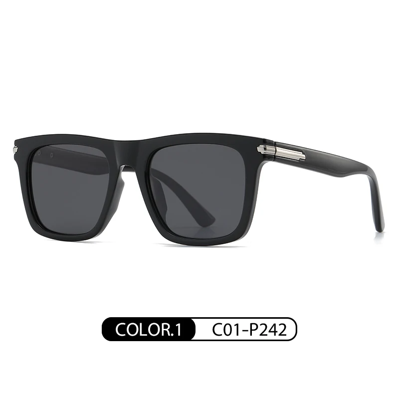 Square Driver Sunglasses Anti-UV Sunglasses Polarized Sunglasses Men and Women Sports