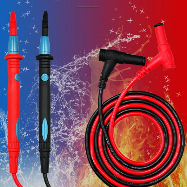 1000V 2OA 1M Silicone Test Leads Cable