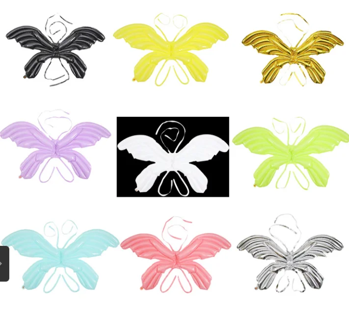 Wings of butterfly balloon Wholesale Multi color Party Decoration butterfly balloon Wings Fun Custom Balloon