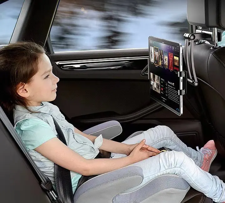 
Touch screen 1080p car headrest monitor with mini-hdmi type c inputs 