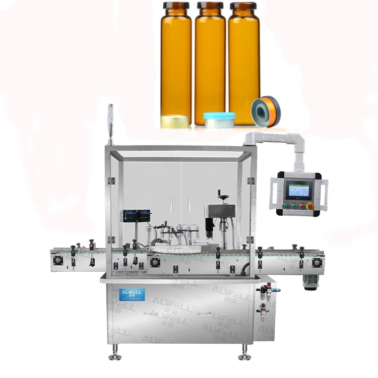 Automatic Liquid Filling Sealing Machine Labelling Capping Injection Vial Small Manufacturing Machines Pharmaceutical Machine
