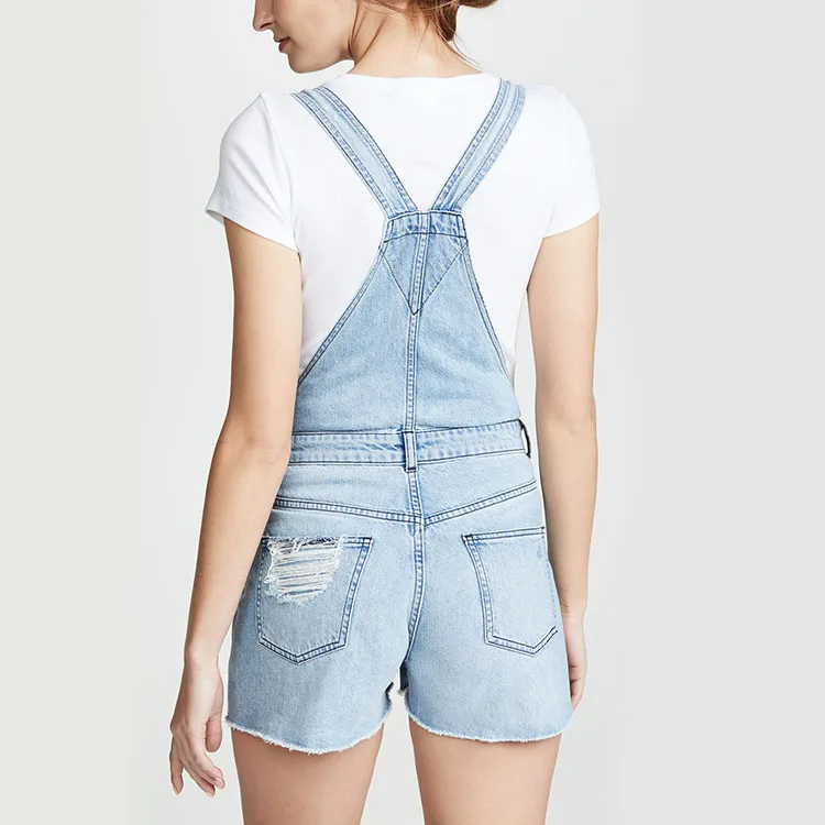 Maternity denim overalls in blue