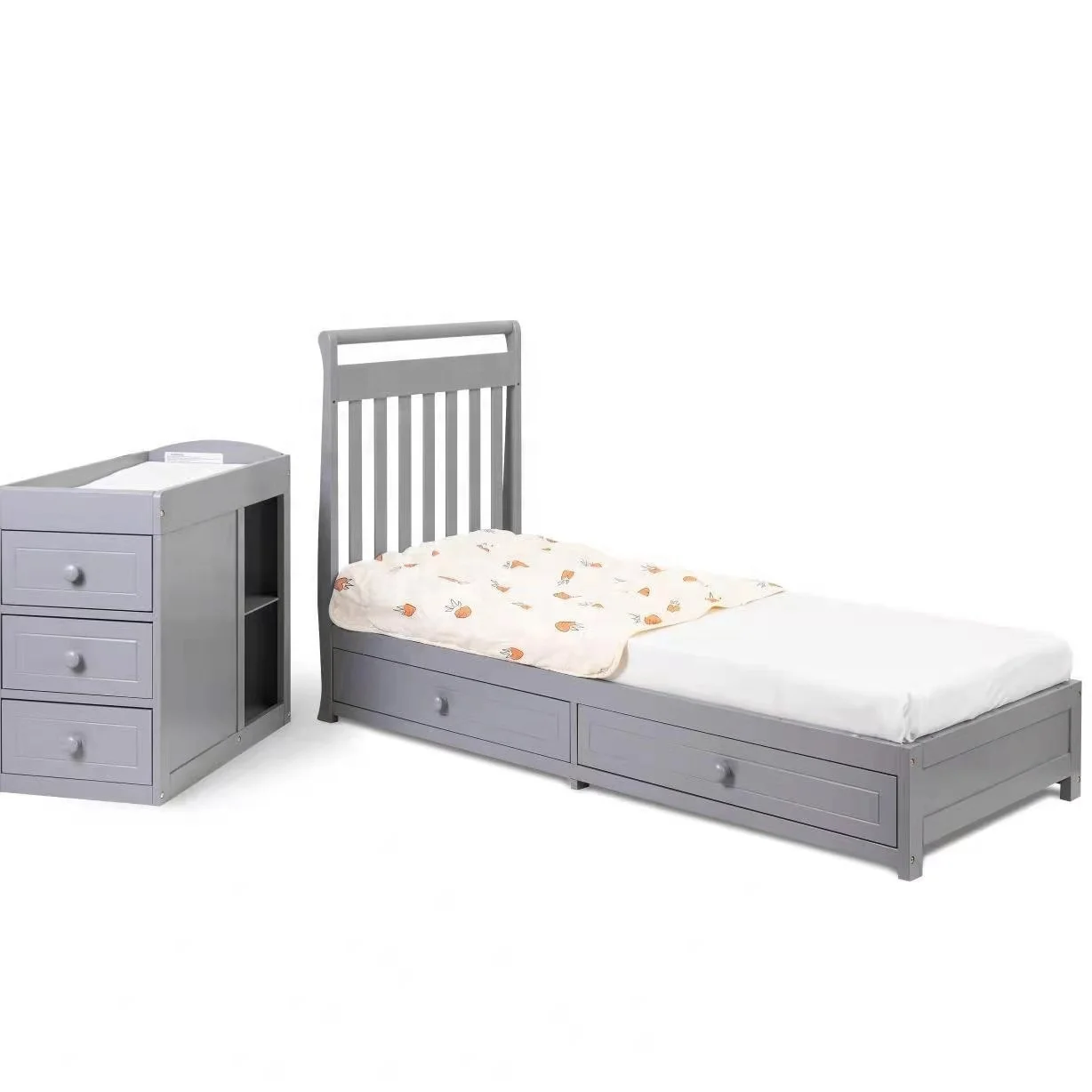 
Американский полный размер затрудняетесь в выборе правильного размера? Регулируемый деревянная кроватка кровать для младенца 