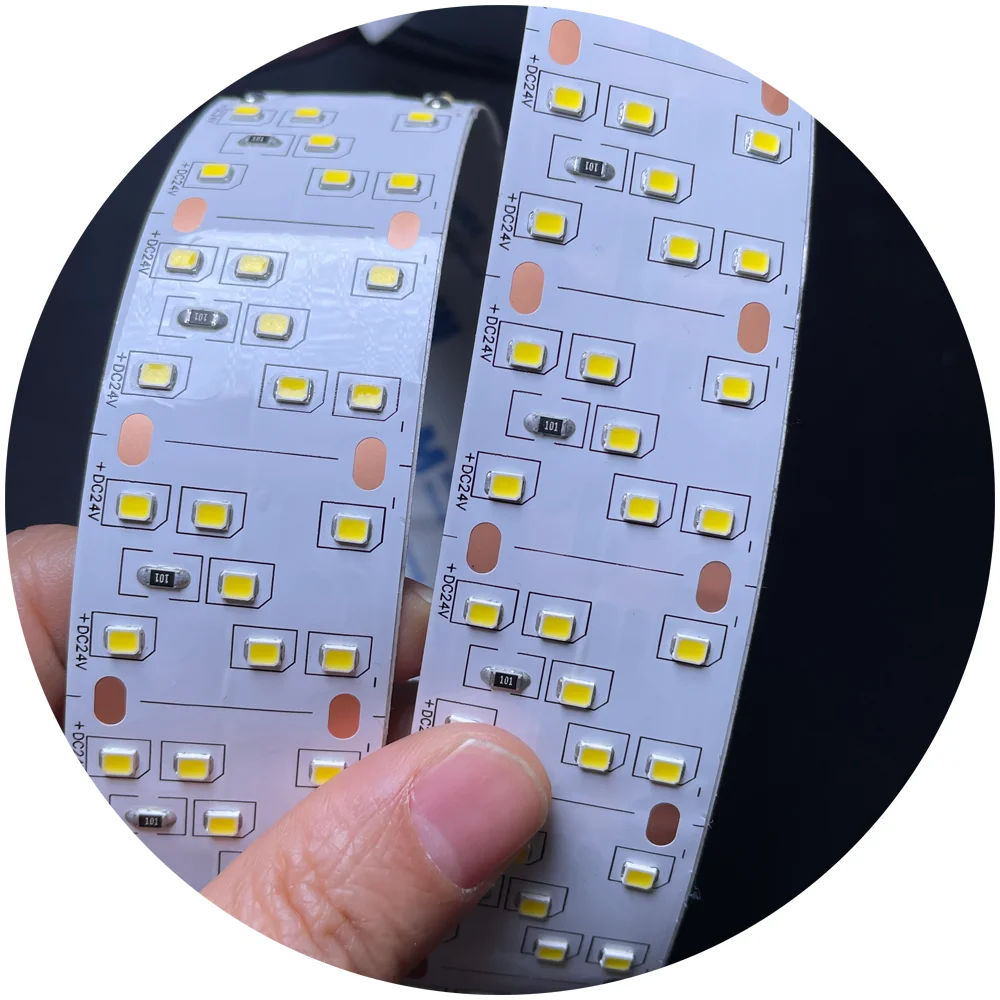 280leds/m 30mm PCB smd2835 dc24v led light strip for big size aluminum channel profile linear light