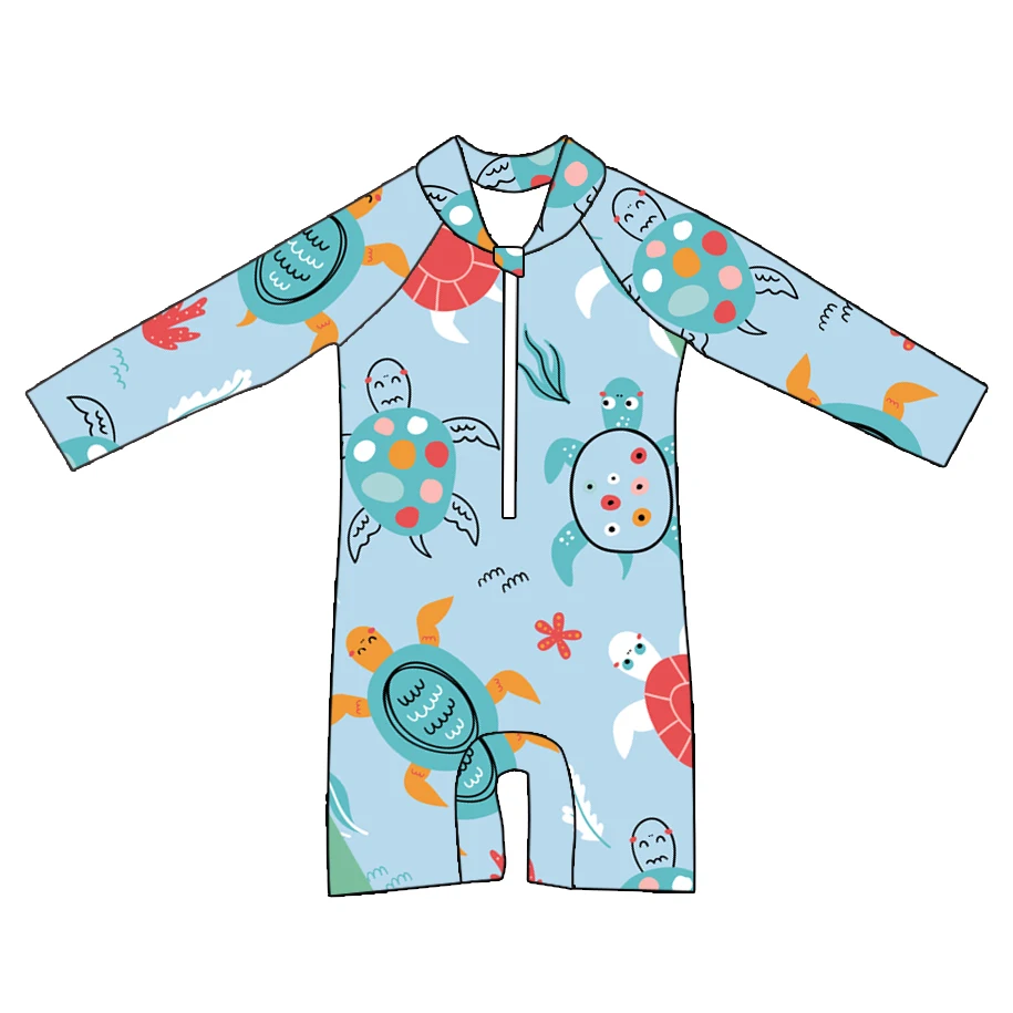 EezKoala One-Piece Swimwear for Infant Baby Boy & Girl 0-3 years, UPF50+ Rash Guard Perfect for Swimming