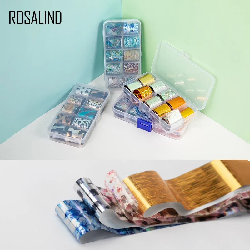  Товары для ногтей Rosalind фольга Переводные гелевые наклейки декоративные