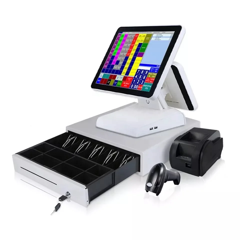 Дешевый платежный станок емкостный сенсорный экран Android windows Machines POS System для малого бизнеса