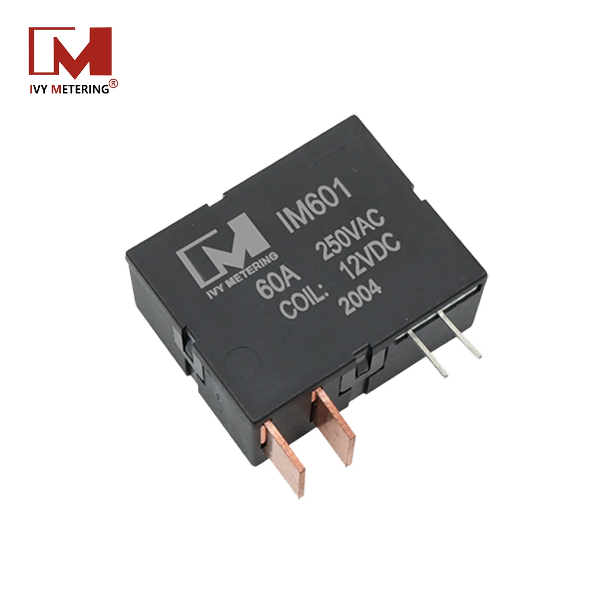 IM601 TUV Approved Smart Meter Parts PCB Mount 60A 250VAC 24V Coil Magnetic Latching Relay
