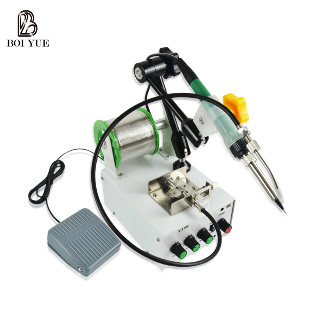 
High Quality Automatic Feeding Soldering Iron Station Tin Feeder Solder Feed Autofeed Soldering Gun 60W 