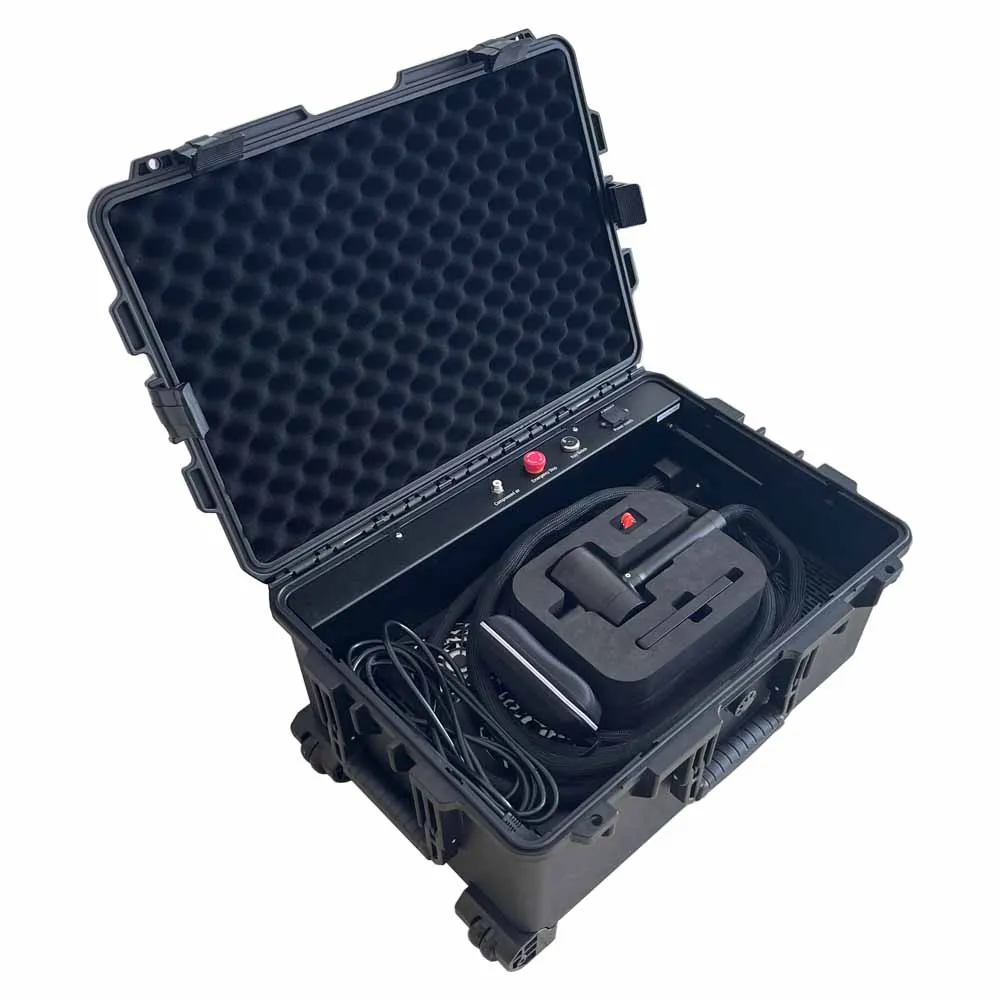 Portable 50W/100W Pulse Laser Cleaning Machine Handheld Fiber Laser Cleaner Wood Stainless Steel Stone Aluminum 200W New