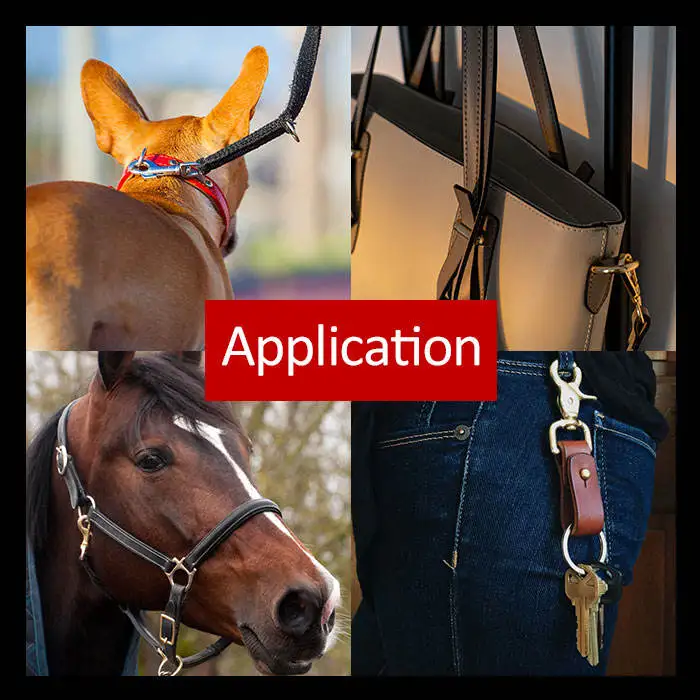 metal conway buckle Solid brass decorative stainless steel halter buckles For Straps bridle horse saddle headstall reins tack