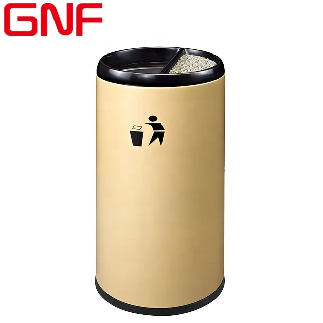 GNF hotel trash bin ground ash barrel metal ashtray