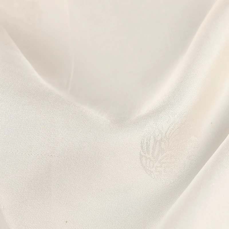 Chinese traditional totem jacquard pure 100 satin silk jacquard fabrics for Hanbok Kimono