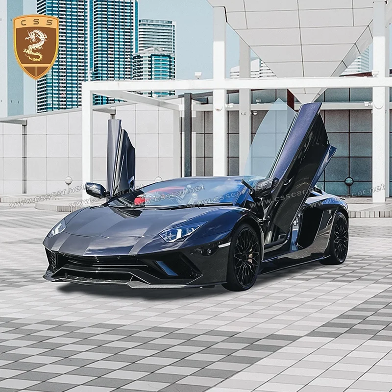 OEM Стиль углерода волокно переднего бампера для губ Lamborghini Aventador LP700 LP740 средства ухода за кожей комплект