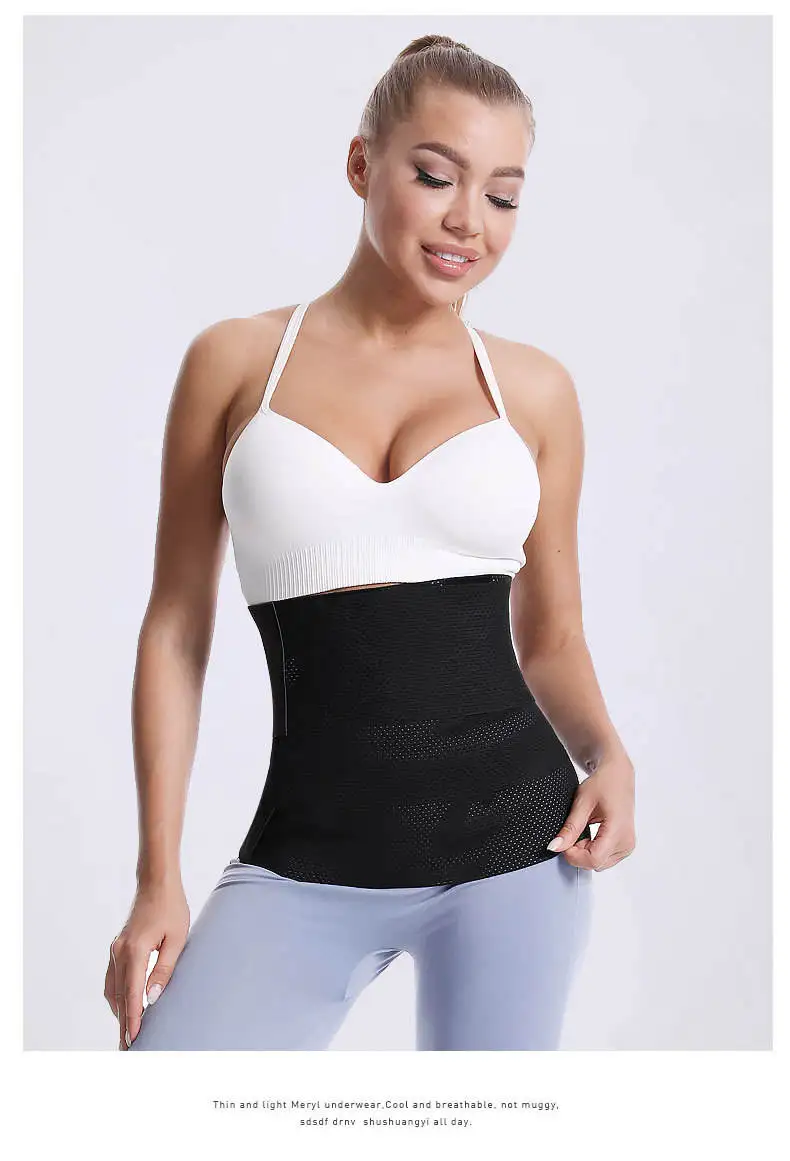 Waist Trainer Body Shaper Breathable Latex Waist Trainer Shapewear Belt Slimming Tummy Belt