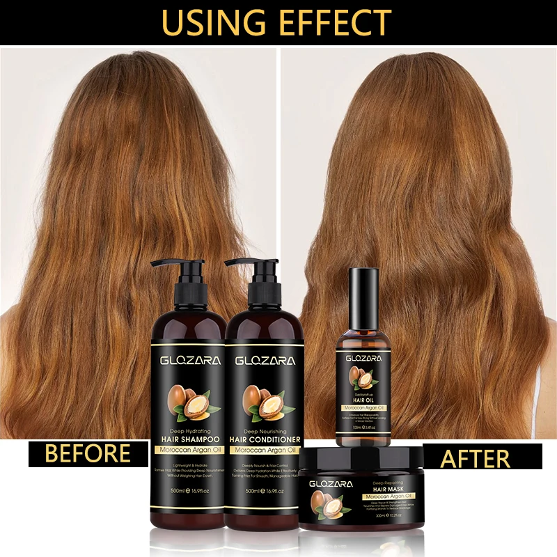 Private Label Professional Organic Unisex Hair Care Strengthening Shampoos Anti Dandruff Oily Moroccan Argan Oil Hair Shampoo