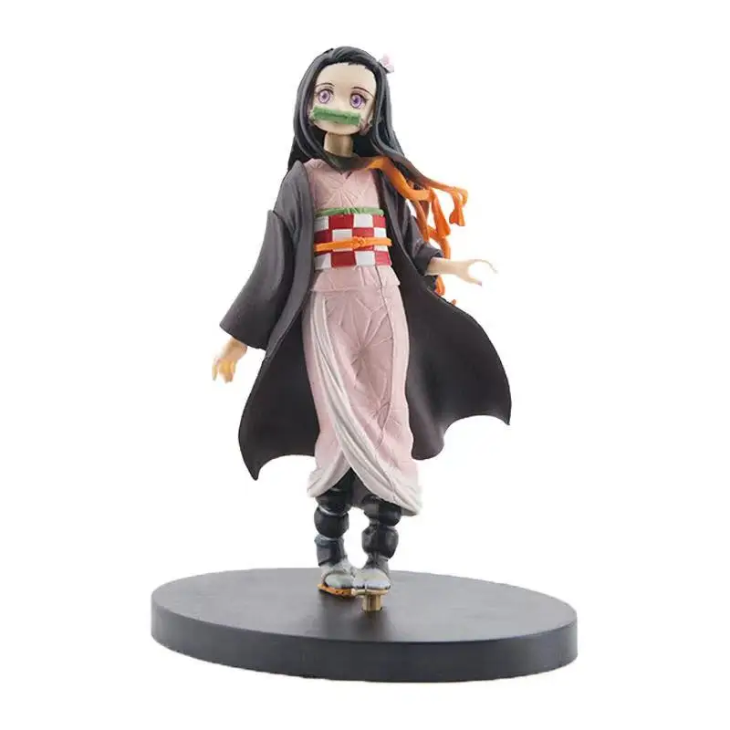 Лидер продаж на Amazon экшн-фигурки из аниме «Kimetsu No Yaiba» рассекающий демонов ПВХ модель игрушка камадо незуко