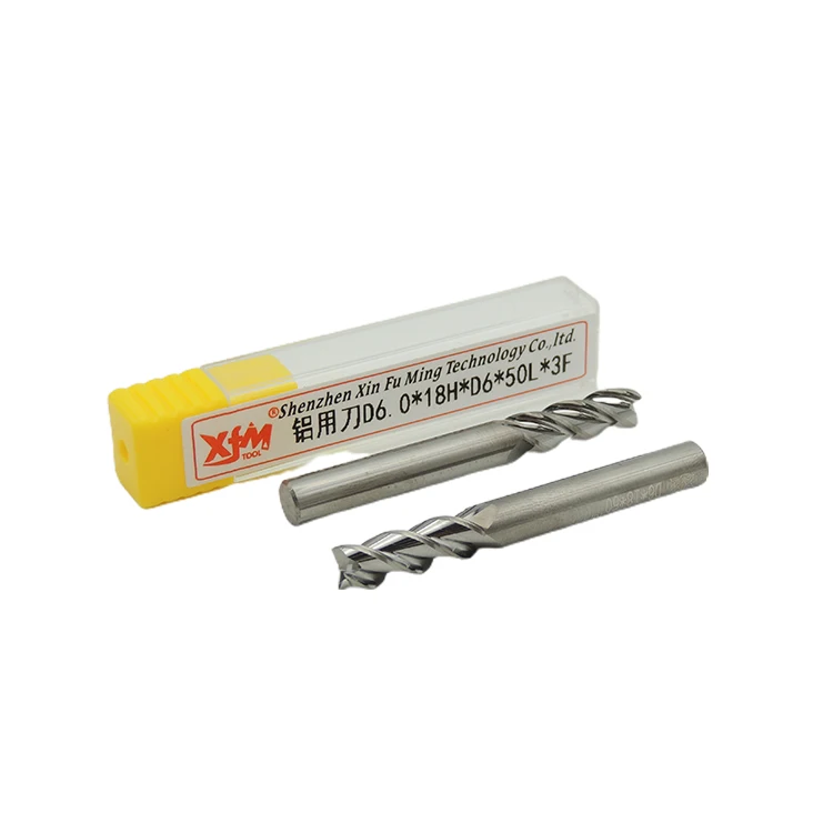 
Single edge undercut spiral carbide end mill Tungsten carbide CNC milling cutter Carbide Aluminum cutter 