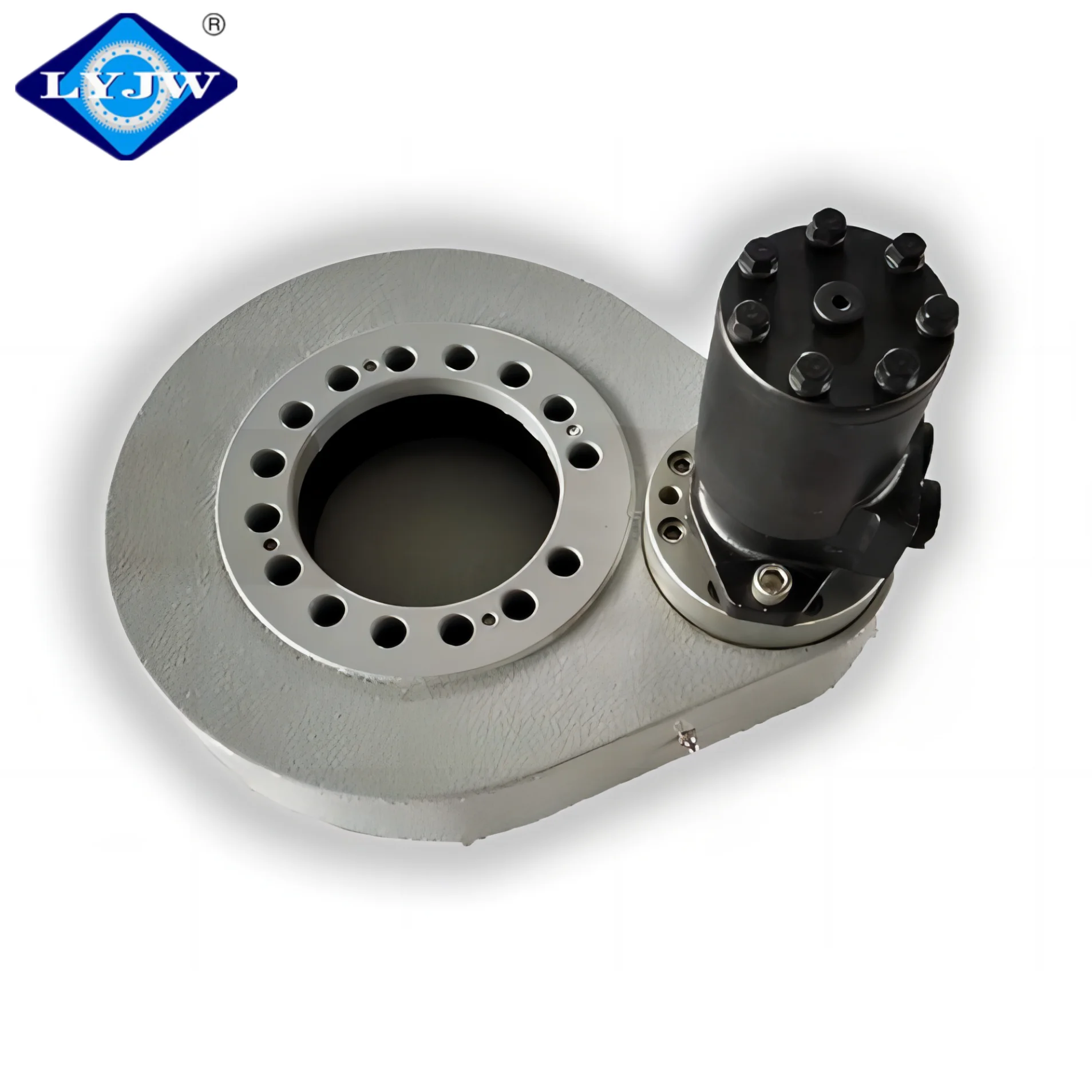 Swing Drive Motor 12V 24V Actuator For Solar Tracker Of LUOYANG JIAWEI SLEWING BEARING