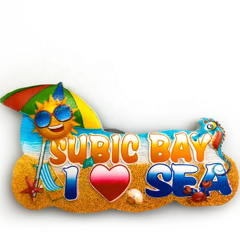 
Souvenir Promotion 3D Resin Fridge Magnet Tourist Ceramic Resin Ocean Fridge Magnet 