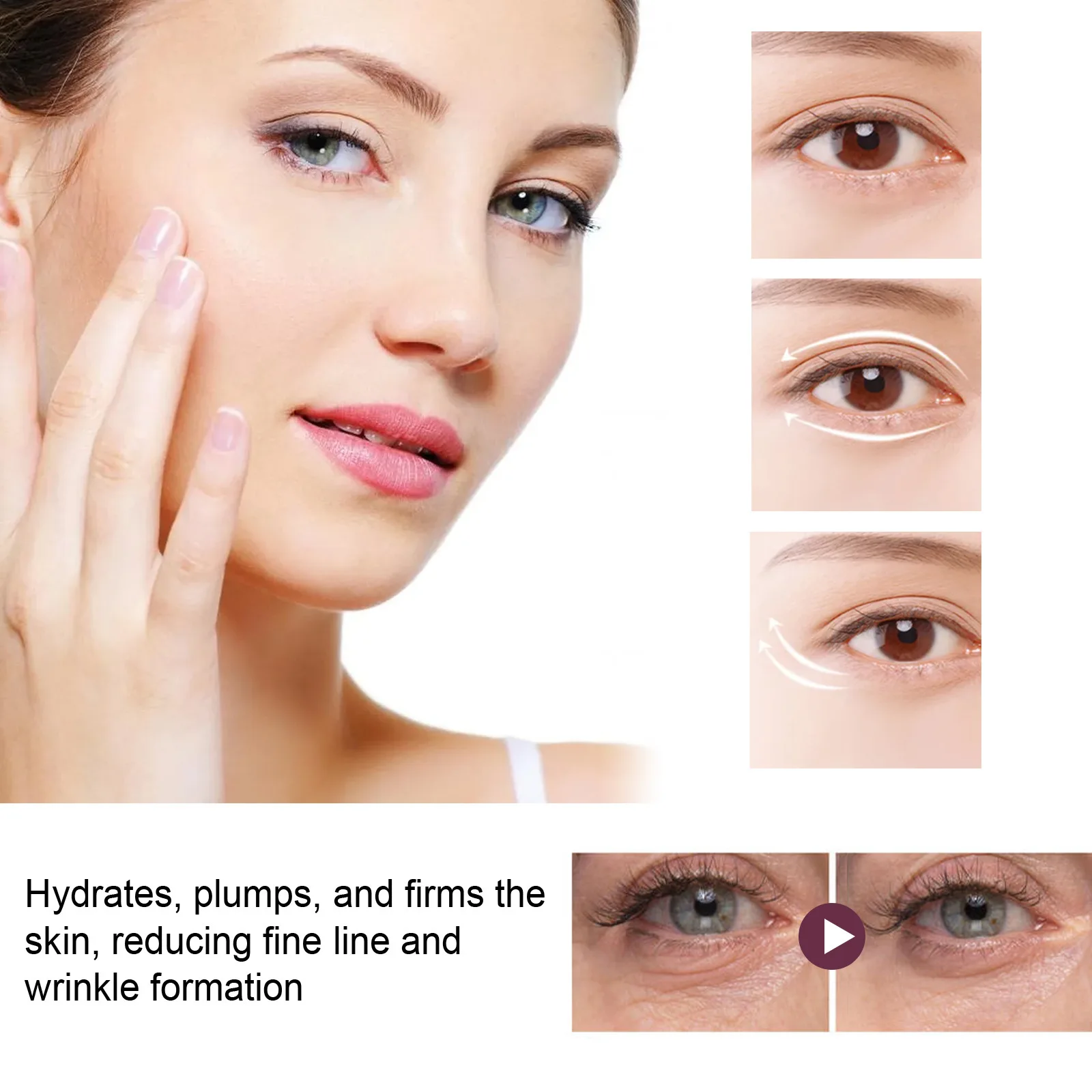 Diminishing fine lines dark circles eye bags moisturizing anti wrinkle firming eye repair cream