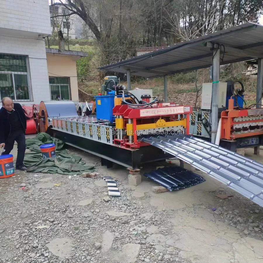 2024 hot sale Roofing Machine Panel Layer Metal Panel Forming Machine Sheet Cold Roll Forming Machine