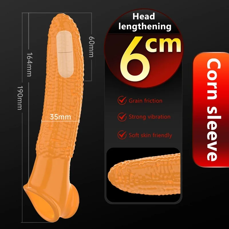 vegetable fruit vibrating cock sleeves for men cucumber banana corn shape cock extenders for men