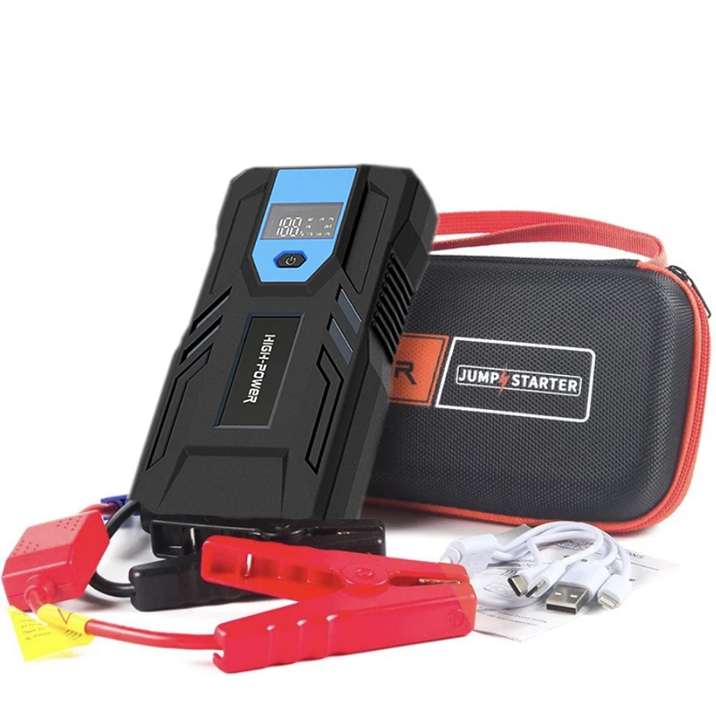 Factory Direct 12V Jump Starter Lithium Iron Peak Current 600A 6000mah 7200mah True capacity Power Bank for 12V Car Jump Start