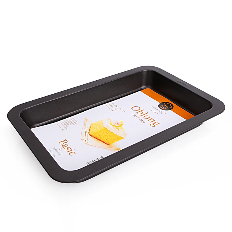 CHEFMADE Carbon Steel Non Stick Turkey Cheese Oblong Cupcake Pan Bakeware Tray Baking Plate Cake Pan