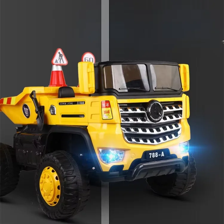 Hot Sale 12V Kids Electronic Battery Car Toy Unisex Remote Control Plastic Ride on Wheels Inexpensive for Sale