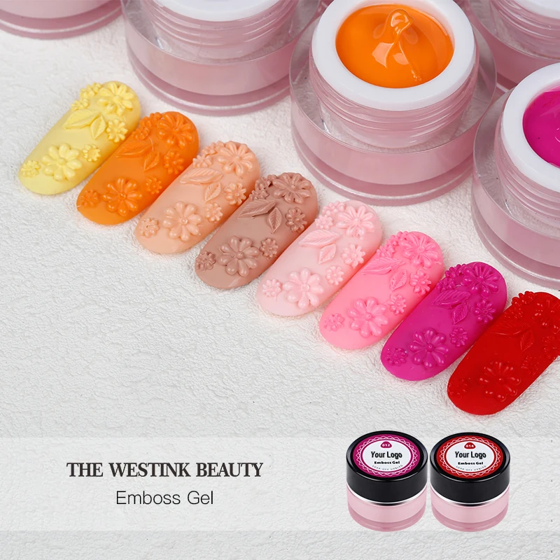 westink beauty Rapid molding 8ml  carving gel 3d emboss gel for nails
