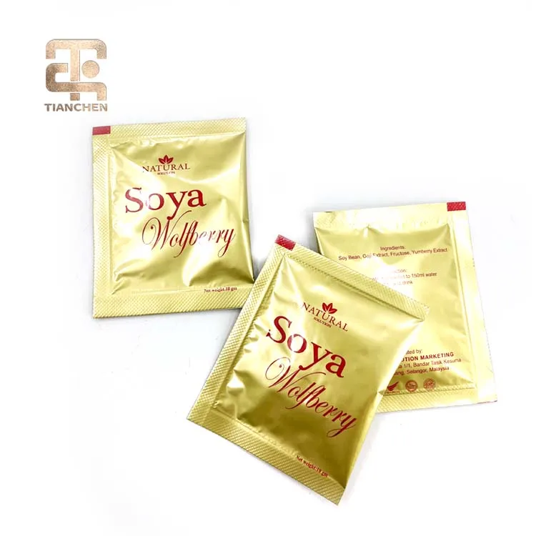 Custom Printed Aluminum Foil Food Packaging Film/Plastic Laminated Sachet Packing Film Roll For coffee
