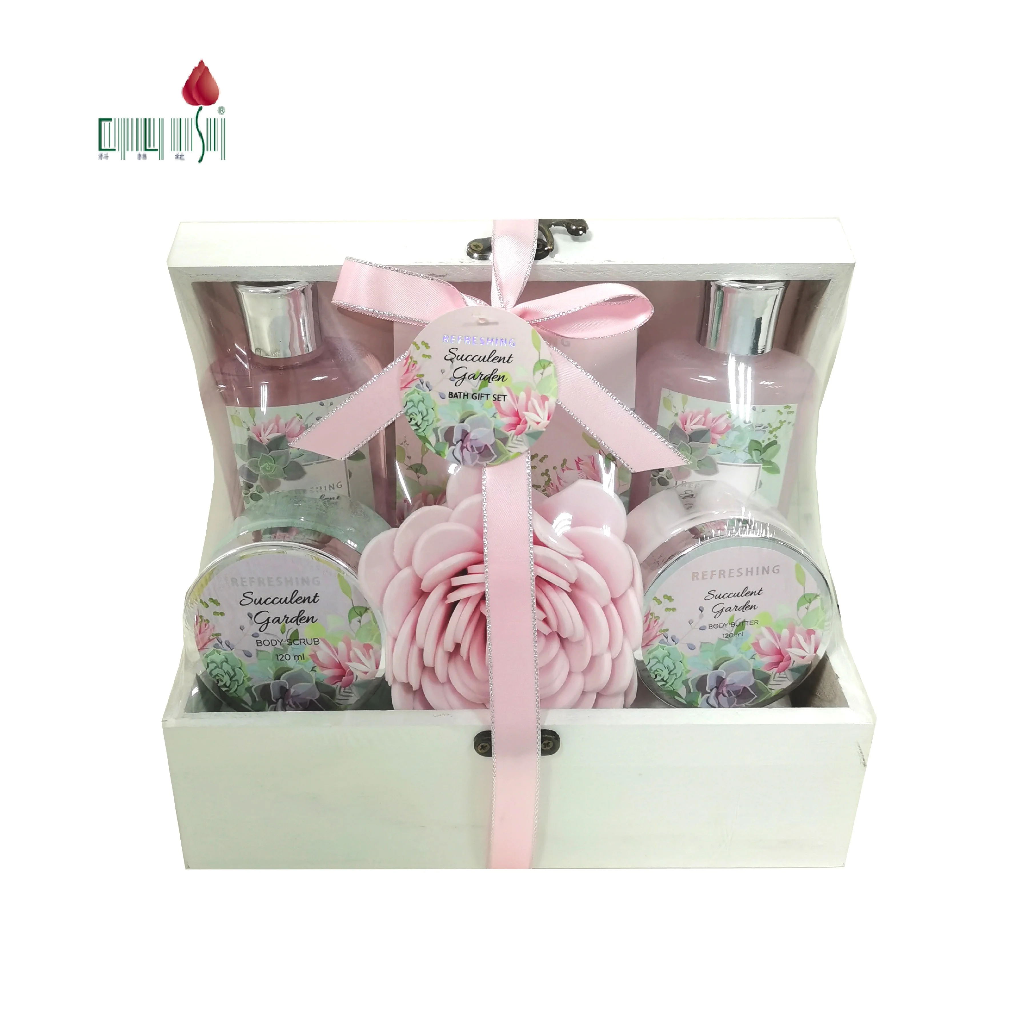 Hot Selling Wholesale Private Label Body Wash Shower Gel Body Care  Spa Bath  Gift Set For Women