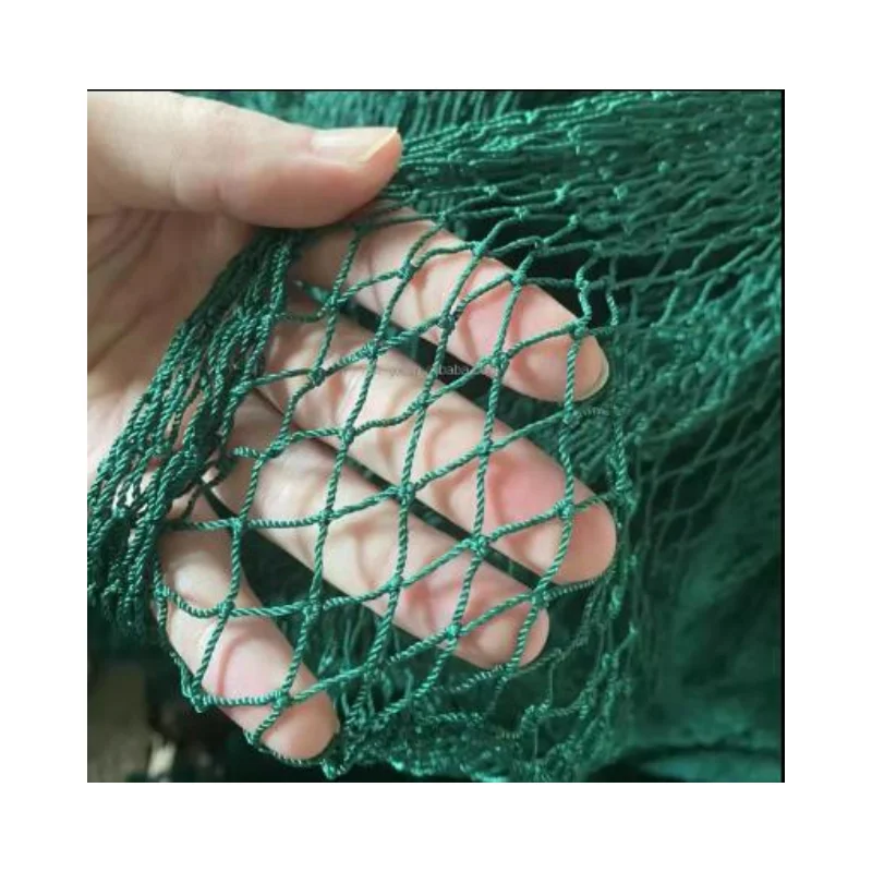 Зеленая рыболовная сеть из полиэстера