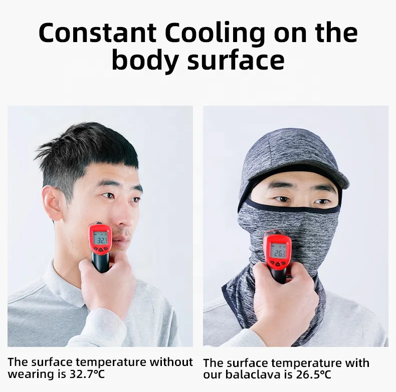 WHEEL UP Summer Sun Protection Mask Balaclava Hood Outdoor Sports Full Face Cycling