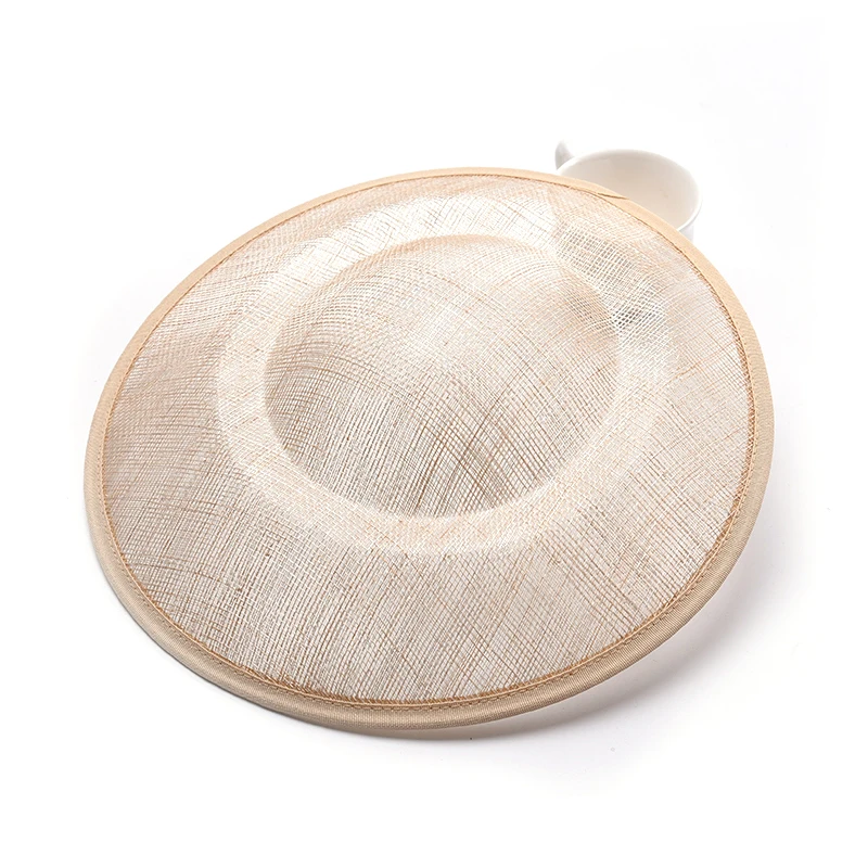 Manufacture Fashion Sinamay designs hat base used for church parties customized DIY design hat base