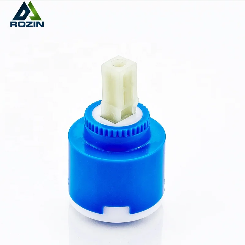  40mm Faucet Ceramic Cartridge Bathroom Kitchen Mixer Low Torque Accessories Rotation Flat
