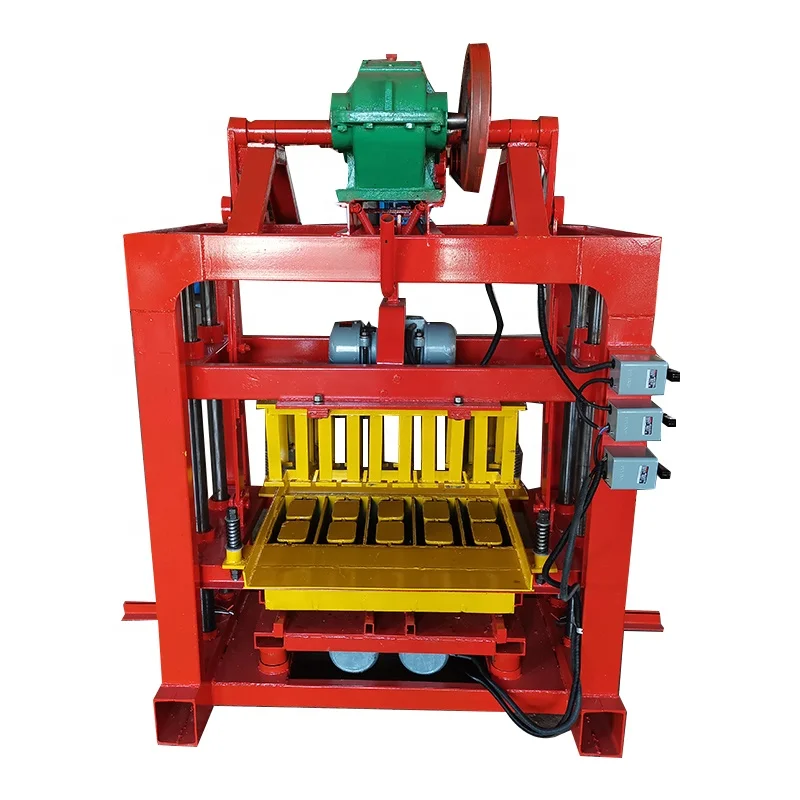 POPULAR!!! manual brick press QTJ4-40 cement brick block making machine price