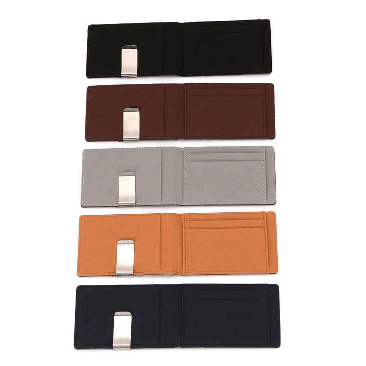 lanyard  Leather PU Wallet Phone Custom Rfid Id Card Holder Wallet For Men Slim Holder