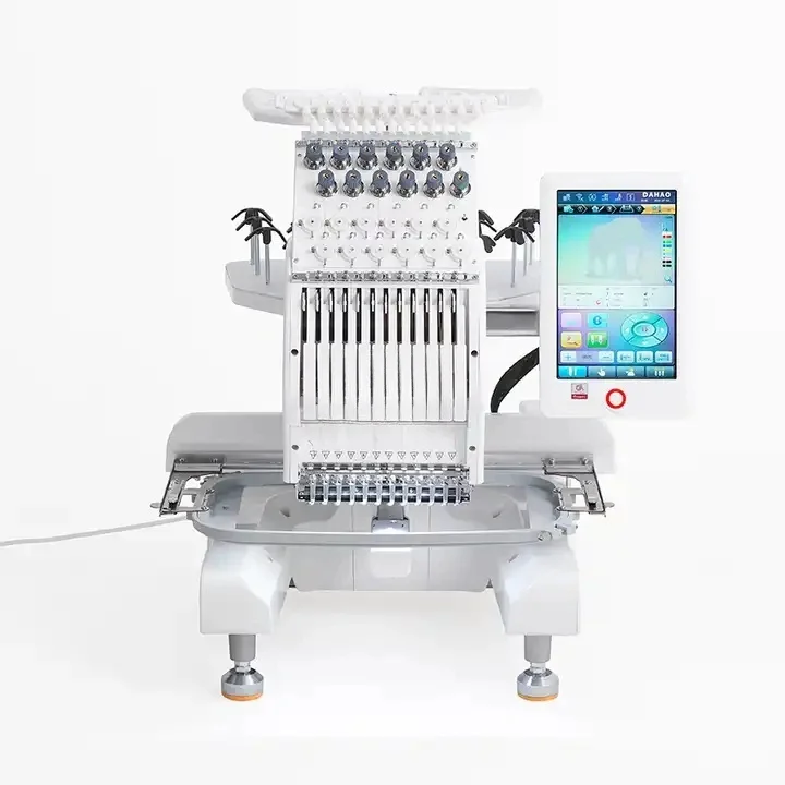 QC Mini1201 экономит пространство высококачественные вышивальные машины для брата с длительным сроком службы компьютеризированные продажи