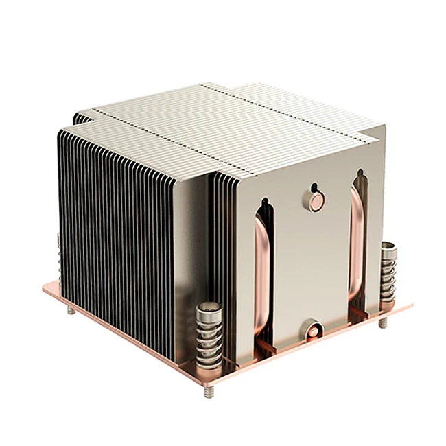 Custom VC Heat Sinks Square Main Board Aluminum Fins Technology Heat Pipe Copper Clad Base Plate CPU Vapor Chamber Heat sink